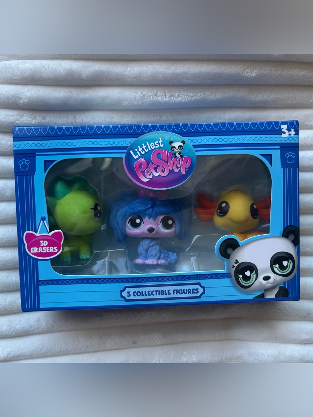 BNIB 3 pack LPS eraser figures